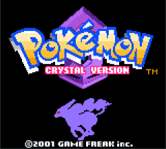 pokemon crystal start screen