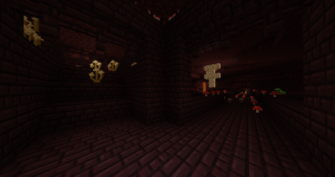 inside a Nether fortress