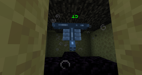 the Wither sits trapped beneath a bedrock portal in the End